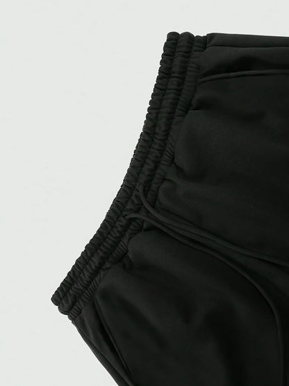 Men'S Versatile Solid Color Drawstring Loose Casual Sports Pants, Men'S Outdoor and Home Casual Pants Mens Pants